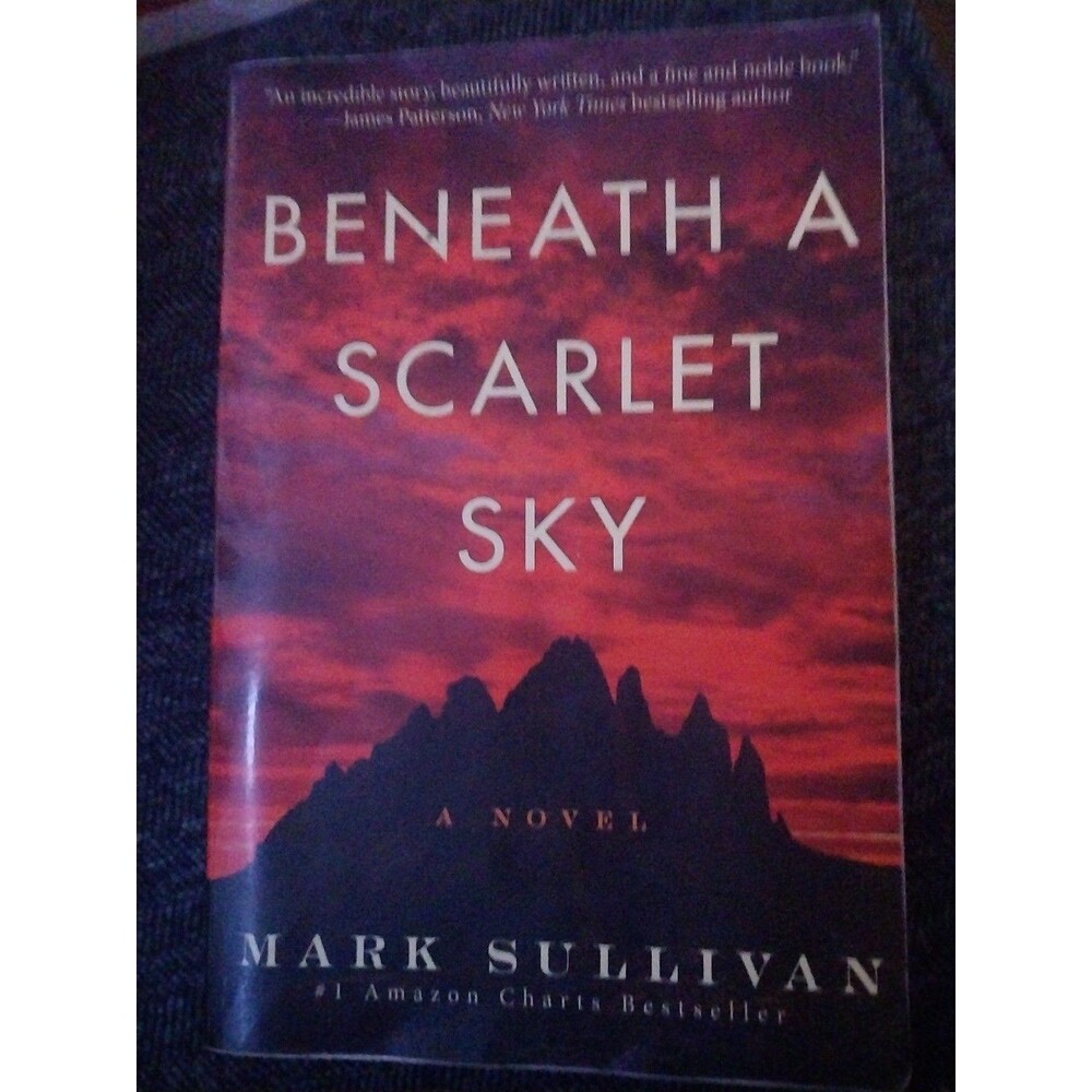 Beneath a Scarlet Sky : A Novel by Mark Sullivan (2017, Trade Paperback)